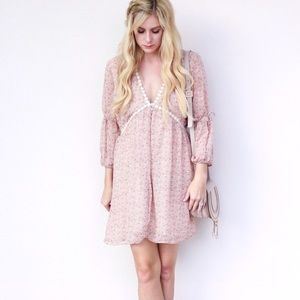 Dresses - Floral Boho Dress Small & Large Size Dresses - Floral Boho Dress Small & Large Size